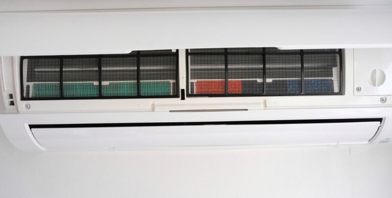 A modern split system air conditioner